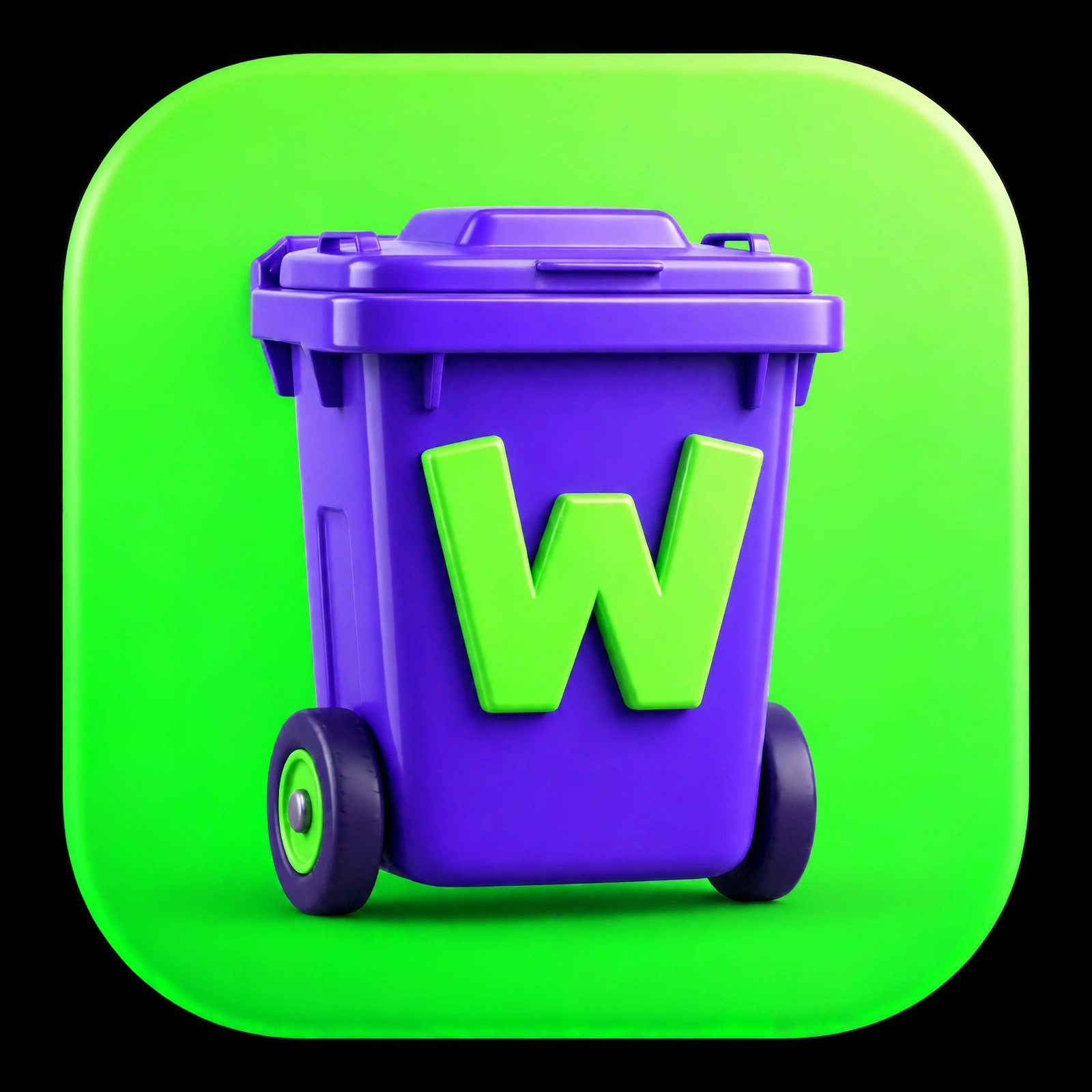 Wasty User app home screen for scheduling garbage pickup